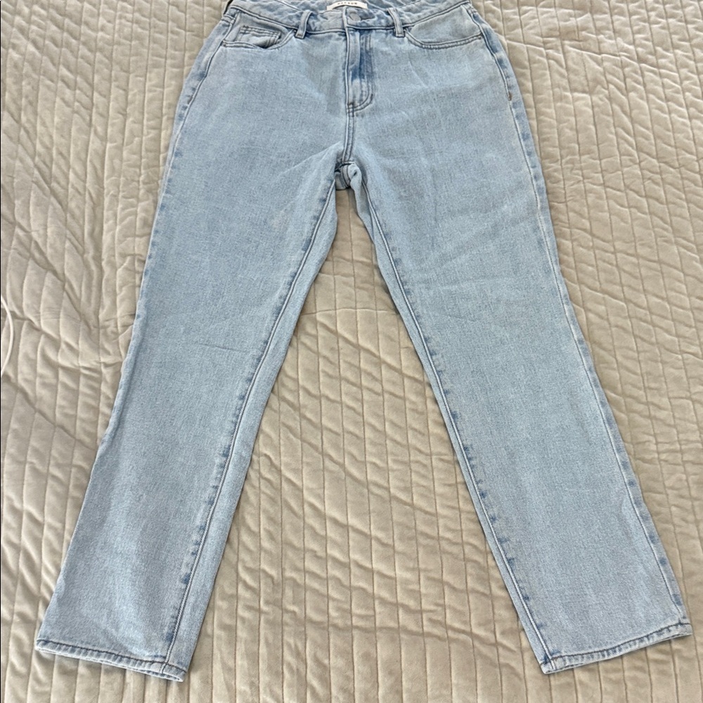 PacSun High Rise Light Wash Straight Leg Jeans Y2K - Size 26 - Picture 2 of 8